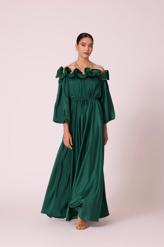 Madeline Dress - Emerald Green