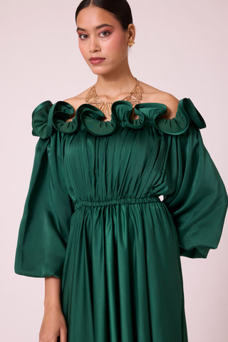 Madeline Dress - Emerald Green