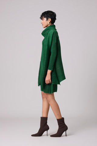 Morgan Overlay Dress - Dark Green