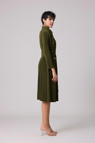 Mirin Dress - Military Green