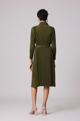 Mirin Dress - Military Green