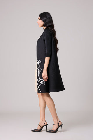 Estele Dress - Black & Sand