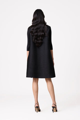 Estele Dress - Black & Ivory