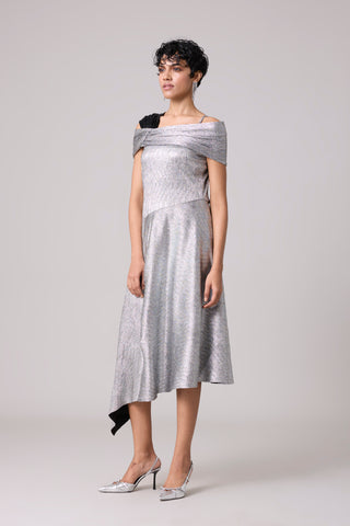 Tabita Textured Metallic Dress