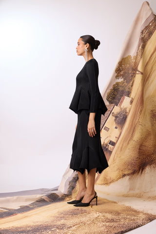 Amiele Skirt Set - Black