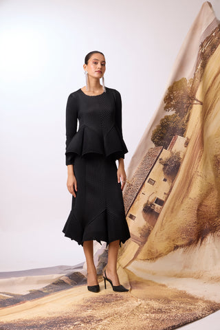 Amiele Skirt Set - Black