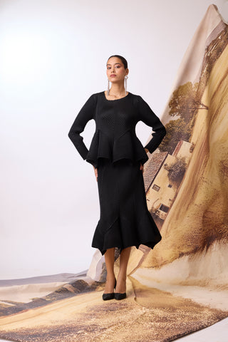 Amiele Skirt Set - Black