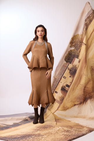 Amiele Skirt Set - Mocha