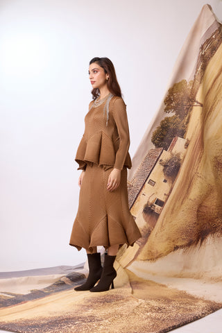 Amiele Skirt Set - Mocha
