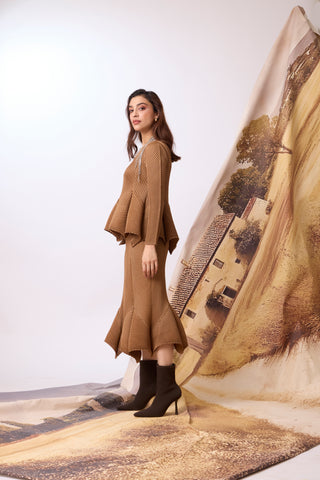 Amiele Skirt Set - Mocha