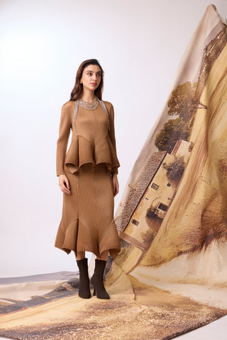 Amiele Skirt Set - Mocha