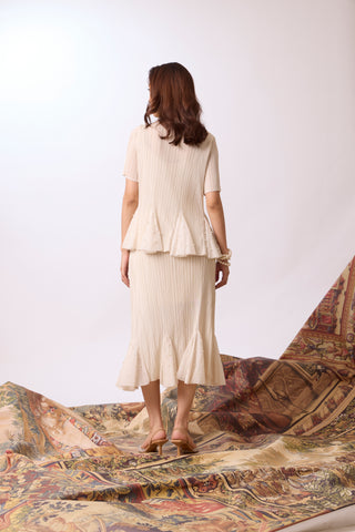 Briana Skirt Set - Ivory