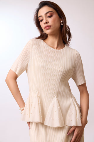 Briana Skirt Set - Ivory