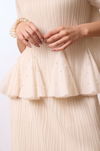 Briana Skirt Set - Ivory