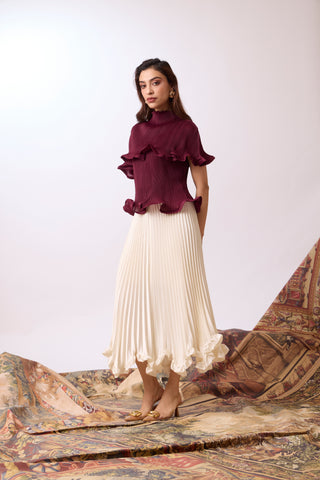 Aspen Top - Burgundy