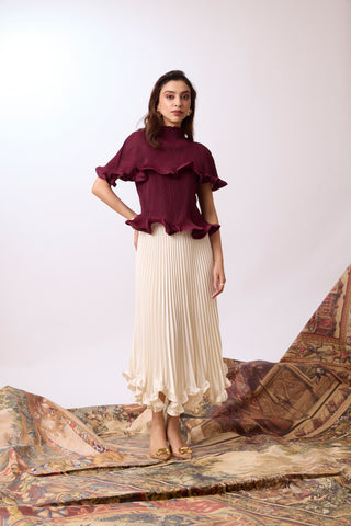 Aspen Top - Burgundy