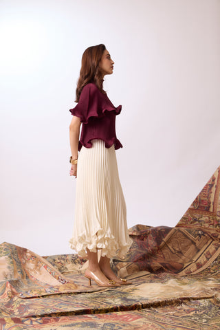 Aspen Top - Burgundy