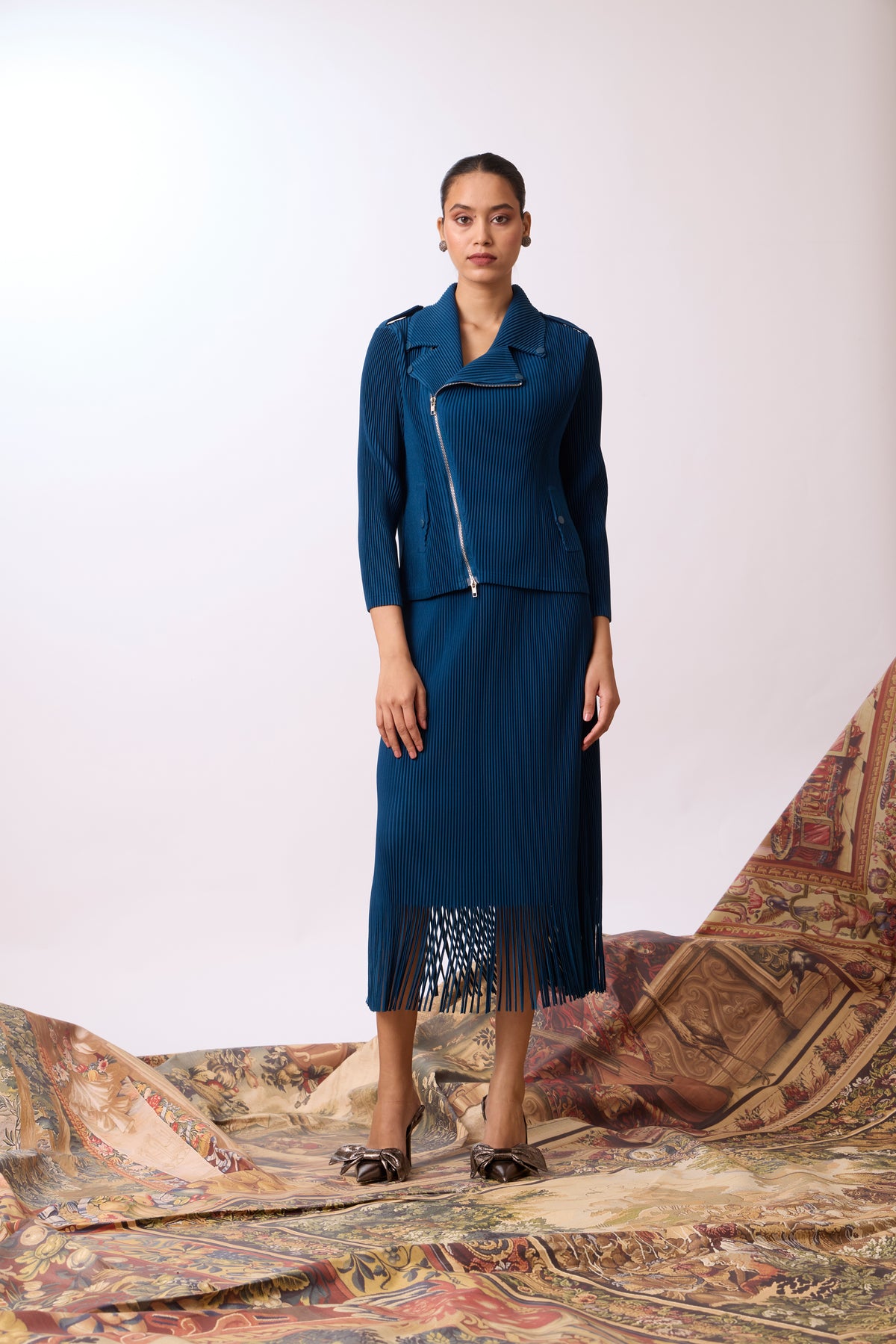 Miles Jacket Set - Deep Teal