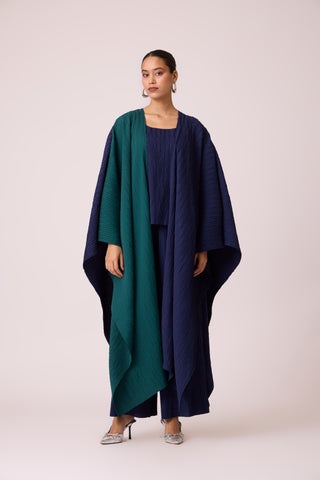 Kayla Overlay - Navy + Green