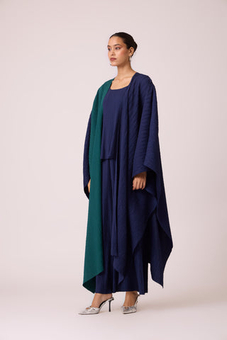 Kayla Overlay - Navy + Green