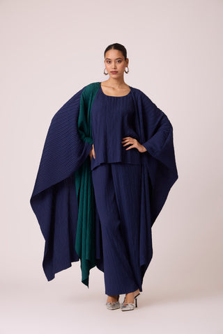 Kayla Overlay - Navy + Green