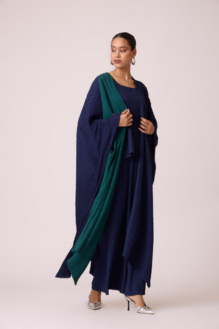 Kayla Overlay - Navy + Green