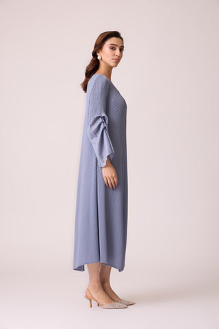 Meredith Dress - Steel Blue
