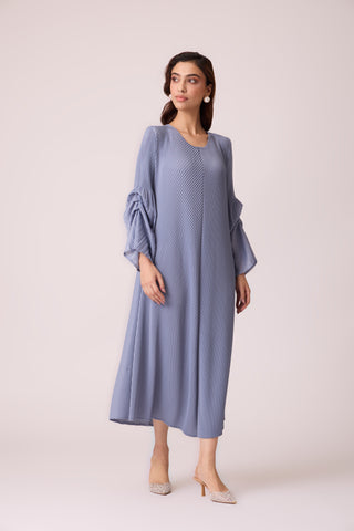 Meredith Dress - Steel Blue