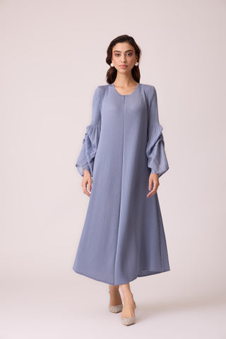Meredith Dress - Steel Blue