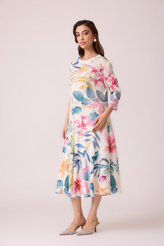 Lorraine Dress - White