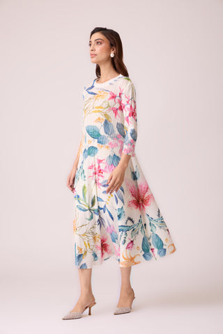 Lorraine Dress - White