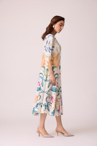 Lorraine Dress - White