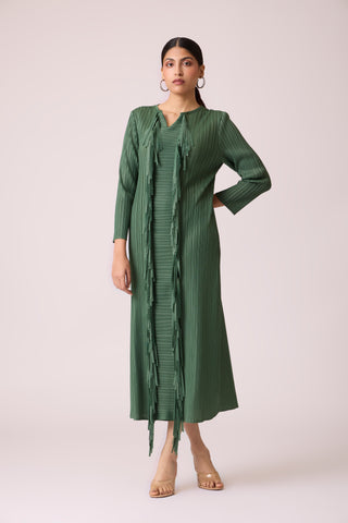 Tessa Dress - Pine Green