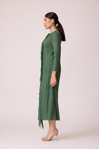 Tessa Dress - Pine Green