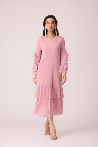 Sofia Dress - Pastel Pink