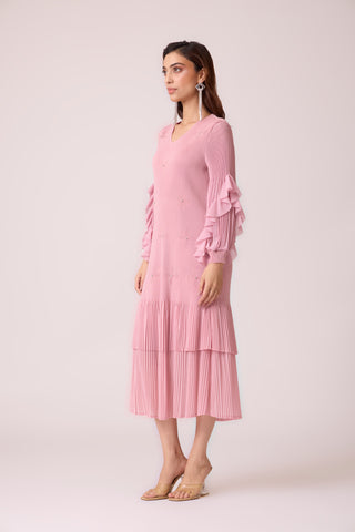 Sofia Dress - Pastel Pink