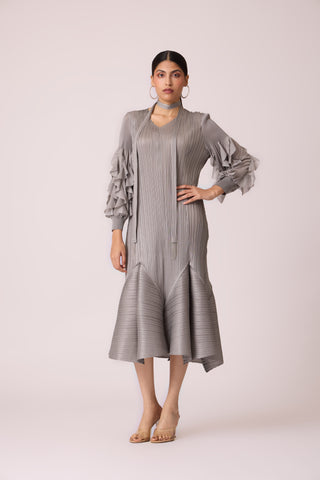 Florelle Dress - Stone Grey