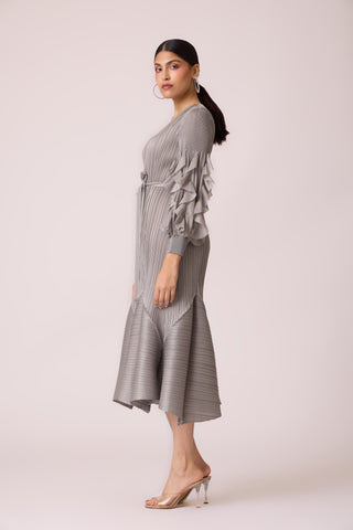 Florelle Dress - Stone Grey