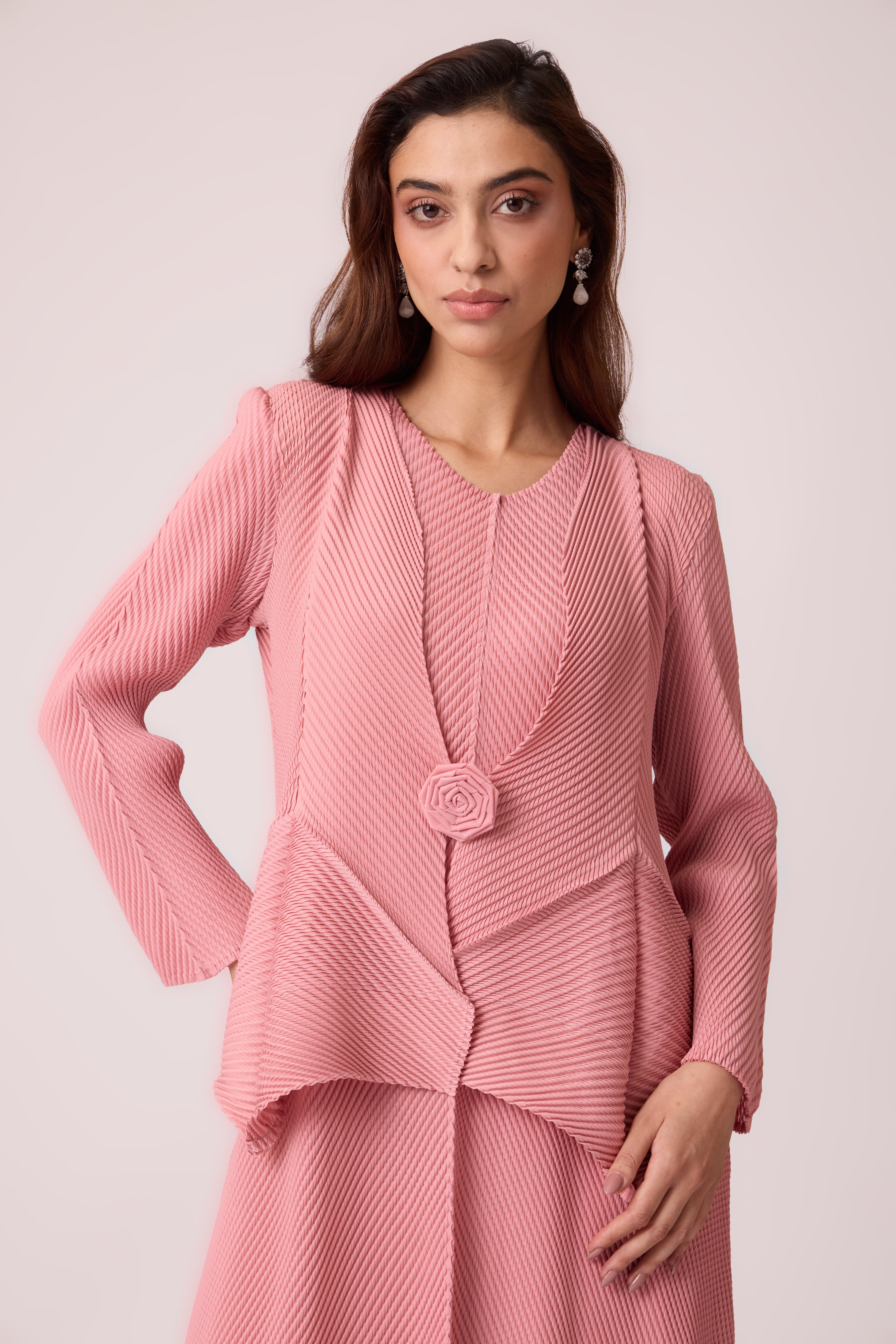 Cara Overlay Dress - Pink Cara Overlay Dress - Pink