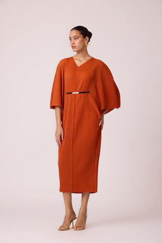 Tahita Dress - Dark Rust