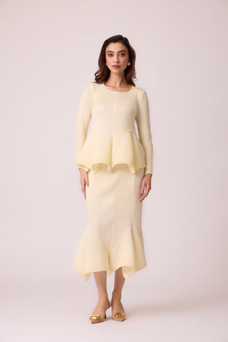 Amiele Skirt Set - Cream