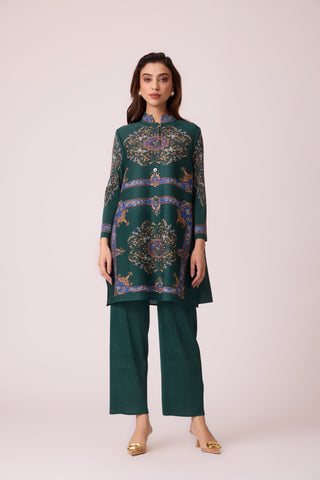 Nora Print Set - Forest Green