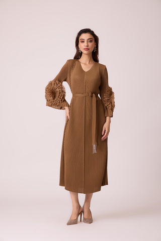 Emery Dress - Deep Taupe