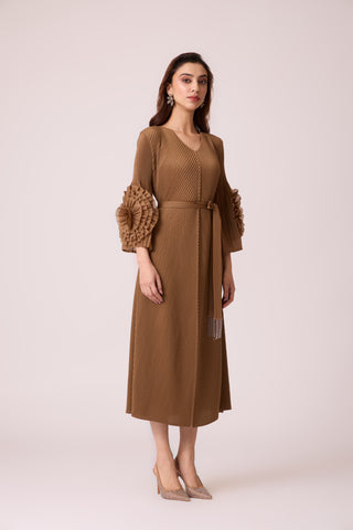 Emery Dress - Deep Taupe