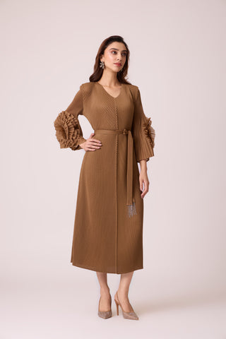 Emery Dress - Deep Taupe