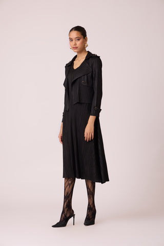 Olive Jacket Dress - Black