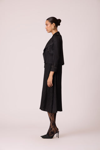 Olive Jacket Dress - Black