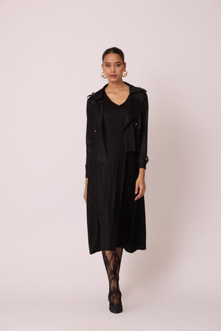 Olive Jacket Dress - Black