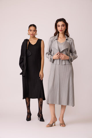 Olive Jacket Dress - Black