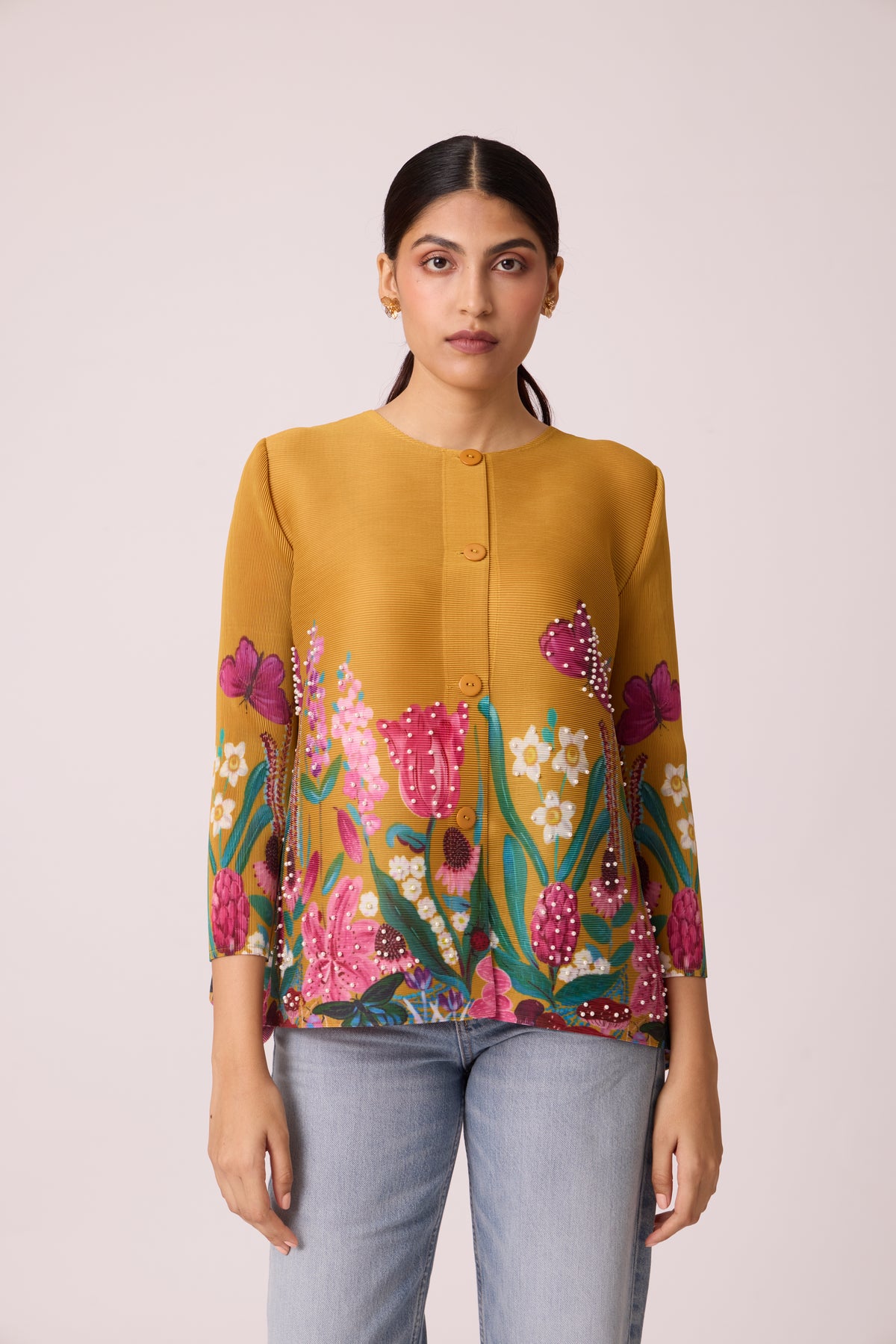 Ruth Shirt - Mustard